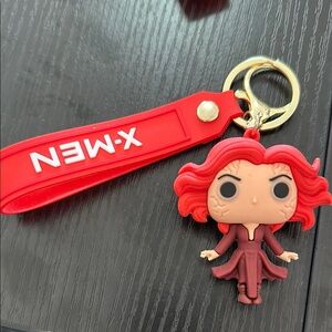X-Men Scarlet letter silicone keychain